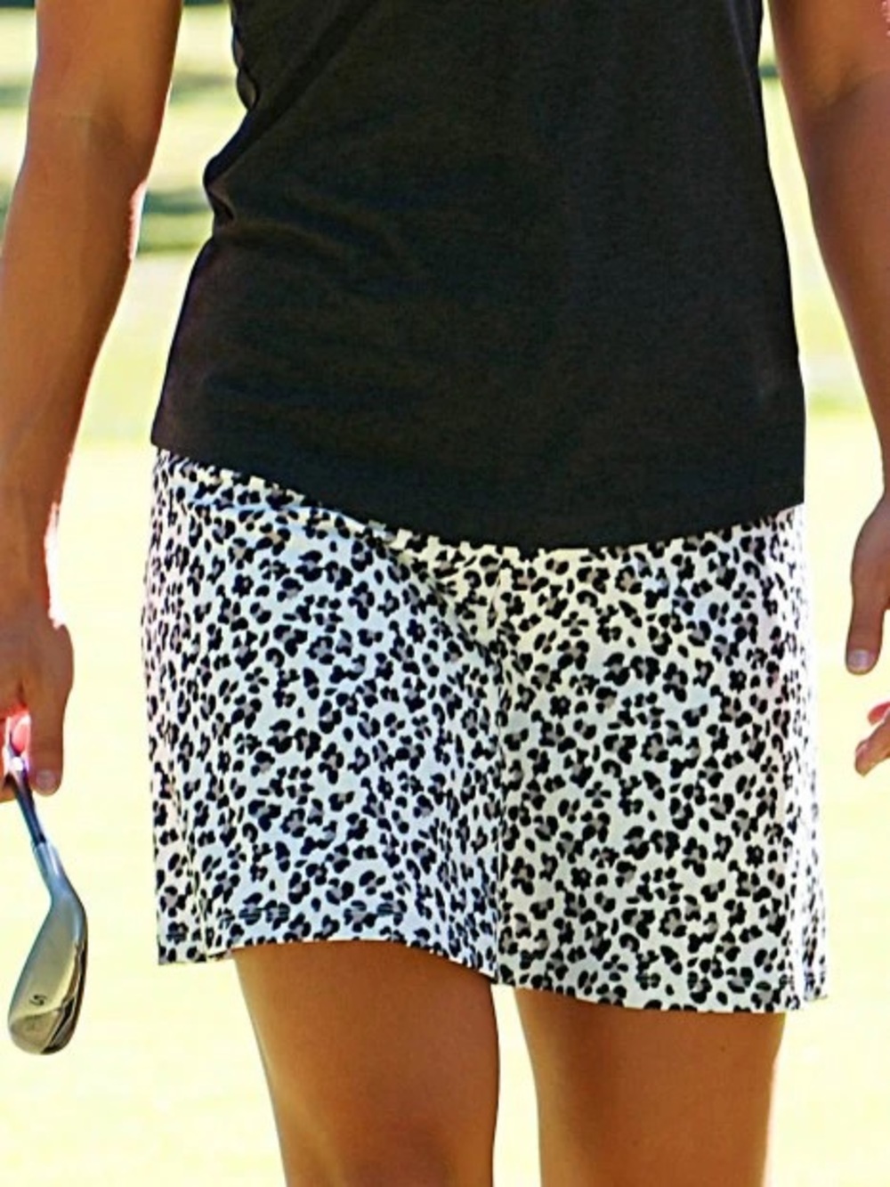 JoFit Leopard Golf Tennis Skort Skirt Sz S